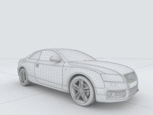 vehicles - mercedes-benz bmw volkswagen audi car 554 3D Model