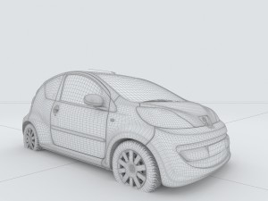 vehicles - mercedes-benz bmw volkswagen audi car 54 3D Model