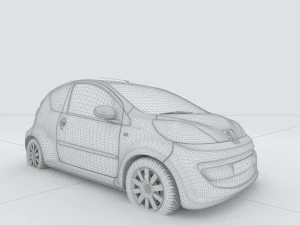 vehicles - mercedes-benz bmw volkswagen audi car 54 3D Model