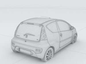 vehicles - mercedes-benz bmw volkswagen audi car 54 3D Model