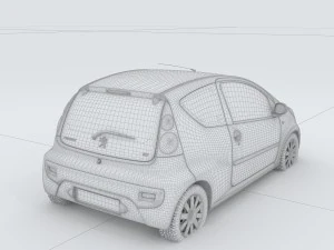 vehicles - mercedes-benz bmw volkswagen audi car 54 3D Model