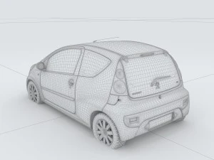 vehicles - mercedes-benz bmw volkswagen audi car 54 3D Model