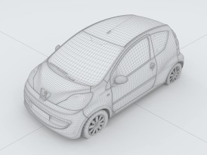vehicles - mercedes-benz bmw volkswagen audi car 54 3D Model