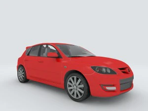 vehicles - mercedes-benz bmw volkswagen audi car 56 3D Model