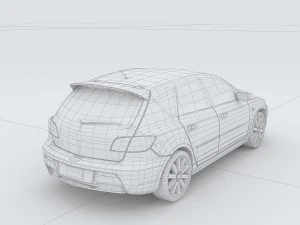 vehicles - mercedes-benz bmw volkswagen audi car 56 3D Model