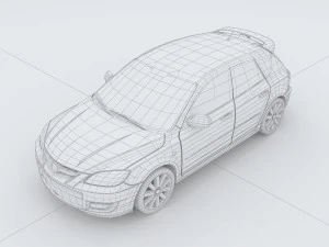 vehicles - mercedes-benz bmw volkswagen audi car 56 3D Model