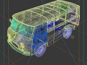 vehicles - mercedes-benz bmw volkswagen audi car 57 3D Model