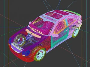 vehicles - mercedes-benz bmw volkswagen audi car 59 3D Model