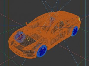 vehicles - mercedes-benz bmw volkswagen audi car 60 3D Model