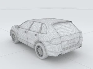 vehicles - mercedes-benz bmw volkswagen audi car 61 3D Model