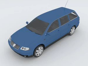 vehicles - mercedes-benz bmw volkswagen audi car 63 3D Model