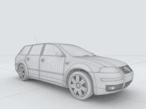 vehicles - mercedes-benz bmw volkswagen audi car 63 3D Model