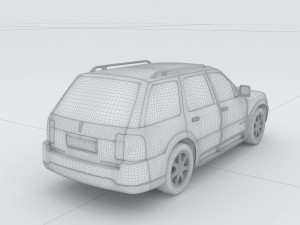 vehicles - mercedes-benz bmw volkswagen audi car 65 3D Model