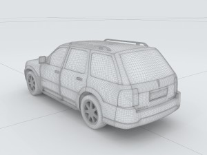 vehicles - mercedes-benz bmw volkswagen audi car 65 3D Model