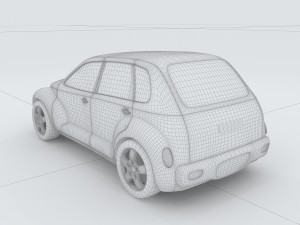 vehicles - mercedes-benz bmw volkswagen audi car 66 3D Model
