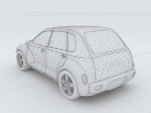 vehicles - mercedes-benz bmw volkswagen audi car 66 3D Model