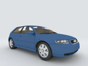 vehicles - mercedes-benz bmw volkswagen audi car 69 3D Model