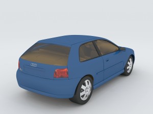 vehicles - mercedes-benz bmw volkswagen audi car 69 3D Model