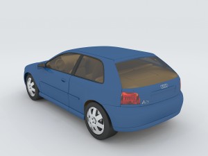 vehicles - mercedes-benz bmw volkswagen audi car 69 3D Model