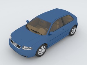 vehicles - mercedes-benz bmw volkswagen audi car 69 3D Model