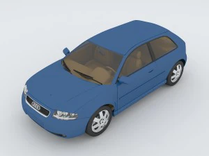 vehicles - mercedes-benz bmw volkswagen audi car 69 3D Model