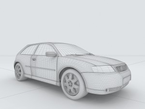 vehicles - mercedes-benz bmw volkswagen audi car 69 3D Model