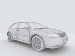 vehicles - mercedes-benz bmw volkswagen audi car 69 3D Model