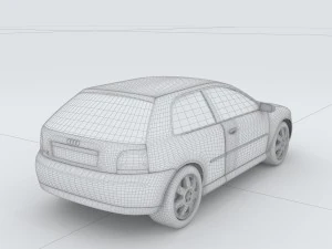 vehicles - mercedes-benz bmw volkswagen audi car 69 3D Model