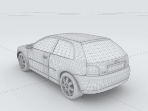 vehicles - mercedes-benz bmw volkswagen audi car 69 3D Model
