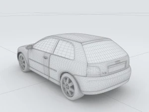 vehicles - mercedes-benz bmw volkswagen audi car 69 3D Model