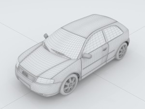 vehicles - mercedes-benz bmw volkswagen audi car 69 3D Model