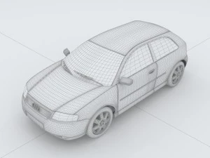 vehicles - mercedes-benz bmw volkswagen audi car 69 3D Model