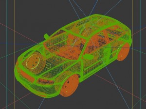 vehicles - mercedes-benz bmw volkswagen audi car 69 3D Model