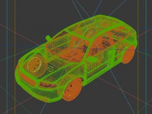 vehicles - mercedes-benz bmw volkswagen audi car 69 3D Model