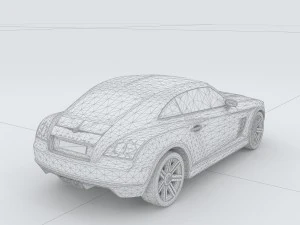 vehicles - mercedes-benz bmw volkswagen audi car 70 3D Model