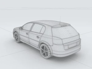 vehicles - mercedes-benz bmw volkswagen audi car 74 3D Model