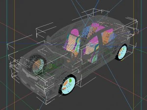 vehicles - mercedes-benz bmw volkswagen audi car 74 3D Model