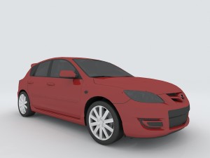 vehicles - mercedes-benz bmw volkswagen audi car 77 3D Модель