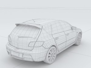 vehicles - mercedes-benz bmw volkswagen audi car 77 3D-Modell