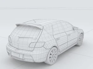 vehicles - mercedes-benz bmw volkswagen audi car 77 3D Model