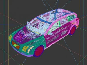 vehicles - mercedes-benz bmw volkswagen audi car 82 3D Model