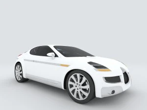 v&eacute;hicules - mercedes-benz bmw volkswagen audi voiture 83 Modèle 3D