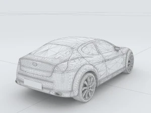vehicles - mercedes-benz bmw volkswagen audi car 83 3D Model