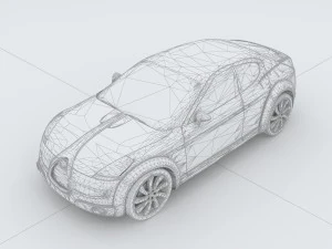 vehicles - mercedes-benz bmw volkswagen audi car 83 3D Model