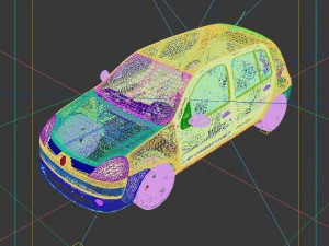 vehicles - mercedes-benz bmw volkswagen audi car 84 3D Model