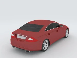vehicles - mercedes-benz bmw volkswagen audi car 94 3D Model