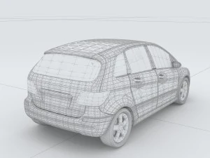 vehicles - mercedes-benz bmw volkswagen audi car 95 3D Model