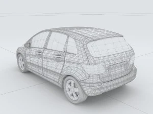 vehicles - mercedes-benz bmw volkswagen audi car 95 3D Model