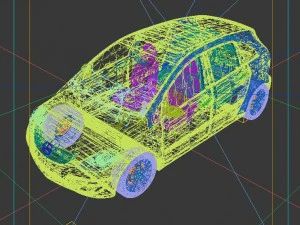 vehicles - mercedes-benz bmw volkswagen audi car 95 3D Model