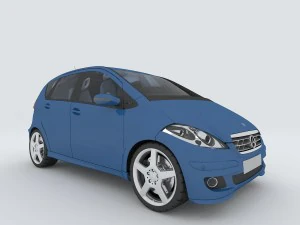 vehicles - mercedes-benz bmw volkswagen audi car 96 3D Model